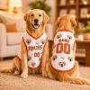 Custom Pet Face Dog Baseball Shirt, Personalized Dog Jersey Pet Photo, Custom Name Number Pet Clothing, Funny Face Baseball Cat Dog Shirt