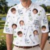 Best Dad By Par Personalized Photo Polo Shirt, Golf Dad Gift, Father's Day Gift Dad, Grandpa, Golf Lover Shirt for Men, Dad Papa Polo Shirt