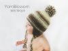 Picture of CROCHET PATTERN Earflap Pom-Pom Hat (5 sizes included from newborn-adult) Intant Download
