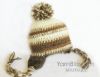 Picture of CROCHET PATTERN Earflap Pom-Pom Hat (5 sizes included from newborn-adult) Intant Download