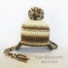 Picture of CROCHET PATTERN Earflap Pom-Pom Hat (5 sizes included from newborn-adult) Intant Download