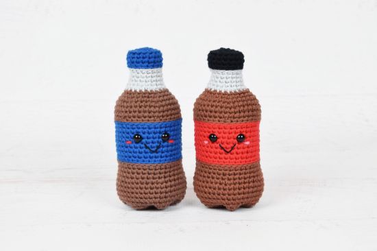 Picture of Amigurumi CROCHET PATTERN - Kawaii Soda Bottle