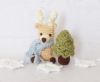 Picture of PATTERN - Crochet Reindeer and Bear pattern - Samantha Snowflake - amigurumi stuffed toy tutorial baby toy softie PDF crochet pattern