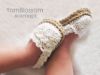 Picture of CROCHET PATTERN Baby Girl Espadrille Shoes (4 sizes included from 0-12 months) Instant Download PDF digital pattern