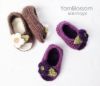 Picture of CROCHET PATTERN - Peek-a-boo Baby Shoes - digital download, PDF, baby booties, crochet shoes, baby girl