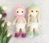 Picture of Amigurumi CROCHET PATTERN - Benjy and Bridget Dolls - PDF toy amigurumi crochet doll crochet amigurumi softie baby doll twin baby dolls kids