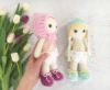 Picture of Amigurumi CROCHET PATTERN - Benjy and Bridget Dolls - PDF toy amigurumi crochet doll crochet amigurumi softie baby doll twin baby dolls kids