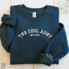 Picture of Embroidered The Cool Aunt Crewneck, Auntie Sweatshirt with Kids Names Shirt, Best Aunt Tshirt, Personalized Gift for Aunt, Auntie Sweatshirt