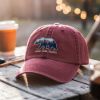 Picture of Embroidered Protect Our National Parks Pigment Dyed Hat, Resist FDT Dad Hat, Bear National Parks Support Hat, Protect National Parks Hat