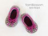 Picture of CROCHET PATTERN - Leah Slippers - baby shoes crochet booties toddler slippers baby girl baby shower gift digital download