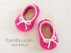 Picture of CROCHET PATTERN - Leah Slippers - baby shoes crochet booties toddler slippers baby girl baby shower gift digital download