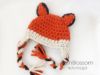 Picture of CROCHET PATTERN Baby Fox Earflap Hat (5 sizes included from newborn to 10 years old) Instant Download