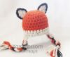 Picture of CROCHET PATTERN Baby Fox Earflap Hat (5 sizes included from newborn to 10 years old) Instant Download