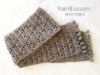 Picture of Crochet Scarf PATTERN - The Dancing Diamond Scarf - winter neck warmer accessories for women handmade PDF pattern