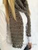 Picture of Crochet Scarf PATTERN - The Dancing Diamond Scarf - winter neck warmer accessories for women handmade PDF pattern