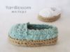 Picture of CROCHET PATTERN - Baby Girl Espadrille Shoes - booties slippers baby shoes PDF Instant Download