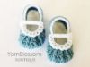 Picture of CROCHET PATTERN - Ava Baby Shoes - baby booties, baby girl, pattern, crochet shoes, instant download
