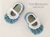 Picture of CROCHET PATTERN - Ava Baby Shoes - baby booties, baby girl, pattern, crochet shoes, instant download