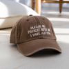 Picture of Please Be Patient I Have Autism Embroidered Hat, Autism Awareness Hat, Autistic Children, Autistic Adults