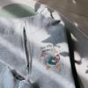 Picture of embroidered GYN Funny Goose Quarter Zip Sweatshirt, Nurse Midwife Embroidered Pullover, Funny OB Nurse Gift, Baby Delivery Goose Shirt
