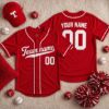 Picture of Personalized Team Name And Number Baseball Jersey, Custom Baseball Jersey Shirt, Family Baseball Jersey Uniform For Baseball Fans Lovers