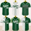 Picture of Custom Green Baseball Jersey, Personalized Name Number Shirt, Team Uniform, Baseball Style  Shirt Gift, Team Baseball Matching Green Shirt
