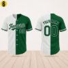 Picture of Custom Green Baseball Jersey, Personalized Name Number Shirt, Team Uniform, Baseball Style  Shirt Gift, Team Baseball Matching Green Shirt