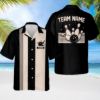 Picture of Custom Name Bowling Shirt Retro Hawaiian Style, Personalized Team Bowling Jersey, Matching Family Bowler Outfit Gift for Bowlers