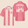 Picture of Custom Name Bowling Shirt Retro Hawaiian Style, Personalized Team Bowling Jersey, Matching Family Bowler Outfit Gift for Bowlers