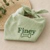 Picture of Personalized Embroidered Pet Bandana, Custom Dog Bandana with Name, Seersucker Puppy Scarf, Cute Dog Accessories, Pet Gift Idea ,Dog Bandana
