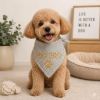 Picture of Personalized Big Bro Dog Embroidered Pet Bandana, Custom Dog Bandana Name, Puppy Scarf, Cute Pet Accessories, Big Bro Dog Bandana Gift