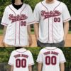 Picture of Personalized You And Me Baseball Jersey, Custom Couple Matching Shirt, Name Number Baseball Outfit, Romantic Gift for Couples