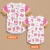 Picture of Personalized Ice Cream Baseball Jersey Custom Name Number, Cute Summer Baseball Shirt, Matching Family Baseball Outfit Gift