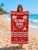 Picture of Personalized Retired 2026 Beach Towel, Personalized Retirement Beach Towel, Custom Retirement Gift, Not My Problem Anymore, Beach Sea Towel