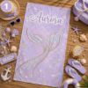 Picture of Personalized Mermaid Beach Towel for Girls, Custom Name Kids Beach Towel, Pastel Mermaid Tail Pool Towel, Summer Vacation Gift, Mermaid Girl