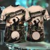 Picture of Custom Drummer All Over Print Shirt, Personalized Drum Player T Shirt, Custom Name Music Band Tee, Drummer Gift for Men Women, Drum Player