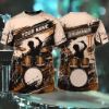 Picture of Custom Drummer All Over Print Shirt, Personalized Drum Player T Shirt, Custom Name Music Band Tee, Drummer Gift for Men Women, Drum Player