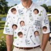 Picture of Best Dad By Par Personalized Photo Polo Shirt, Golf Dad Gift, Father's Day Gift Dad, Grandpa, Golf Lover Shirt for Men, Dad Papa Polo Shirt