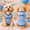 Picture of Custom Dog Birthday Jersey, Personalized Pet Birthday Shirt, It's My Birthday Dog Outfit, Name Number Pet Clothing, Birthday Pet Shirt