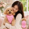Picture of Custom Mommy’s Girl Dog Jersey, Personalized Pink Pet Shirt, Dog Mom Gift, Name Number Dog Outfit, Cute Pet Clothing, Pet Girl Clothing