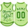 Picture of Custom Mommy’s Girl Dog Jersey, Personalized Pink Pet Shirt, Dog Mom Gift, Name Number Dog Outfit, Cute Pet Clothing, Pet Girl Clothing