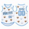 Picture of Custom Pet Face Dog Baseball Shirt, Personalized Dog Jersey Pet Photo, Custom Name Number Pet Clothing, Funny Face Baseball Cat Dog Shirt