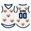 Picture of Custom Funny Pet Face Dog Shirt, Personalized Pet Jersey With Photo, Name Number Dog Cat Clothes, Personalized Funny Outfit For Cat Dog