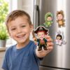 Picture of Personalized Face Magnet, Custom Photo Fridge Magnet, Funny Kids Costume Magnet, Acrylic Refrigerator Magnet, Custom Face Cutout Gift Decor