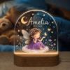 Picture of Personalized Fairy Night Light, Custom Baby Name LED Lamp, Fairy Girl Acrylic Lamp, Nursery Decor, Birthday Gift for Daughter, Birthday Gift