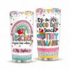 Picture of Teacher Tumbler 20oz, Personalized Teacher Cup, Custom Tumbler Drink Teacher Gift, Good Day To Teach Tiny Humans, Back To School Tumbler