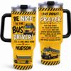 Picture of Personzalized Bus Driver Tumbler, Personalized School Bus Driver Cup, Bus Driver Prayer Gift, Be Nice To  Bus Driver, Thank You Driver Gift