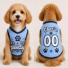 Picture of Custom Dog Jersey Shirt, Personalized Pet Outfit with Name Number, It’s My Pawday Puppy Shirt, Cute Dog Clothes, Pet Dog Cat Jersey Gift