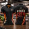Picture of Personalized Kitchen Crew Chef Polo Shirt, Custom Restaurant Staff Uniform, Personalized Kitchen Team Shirt, Chef Crew Work Polo Team Chef