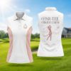 Picture of Personalized Par-Tee Bride Crew Golf Polo, Bachelorette Golf Shirt, Custom Name Sleeveless Golf Top, Bride Golf Trip Outfit, Bridal Team